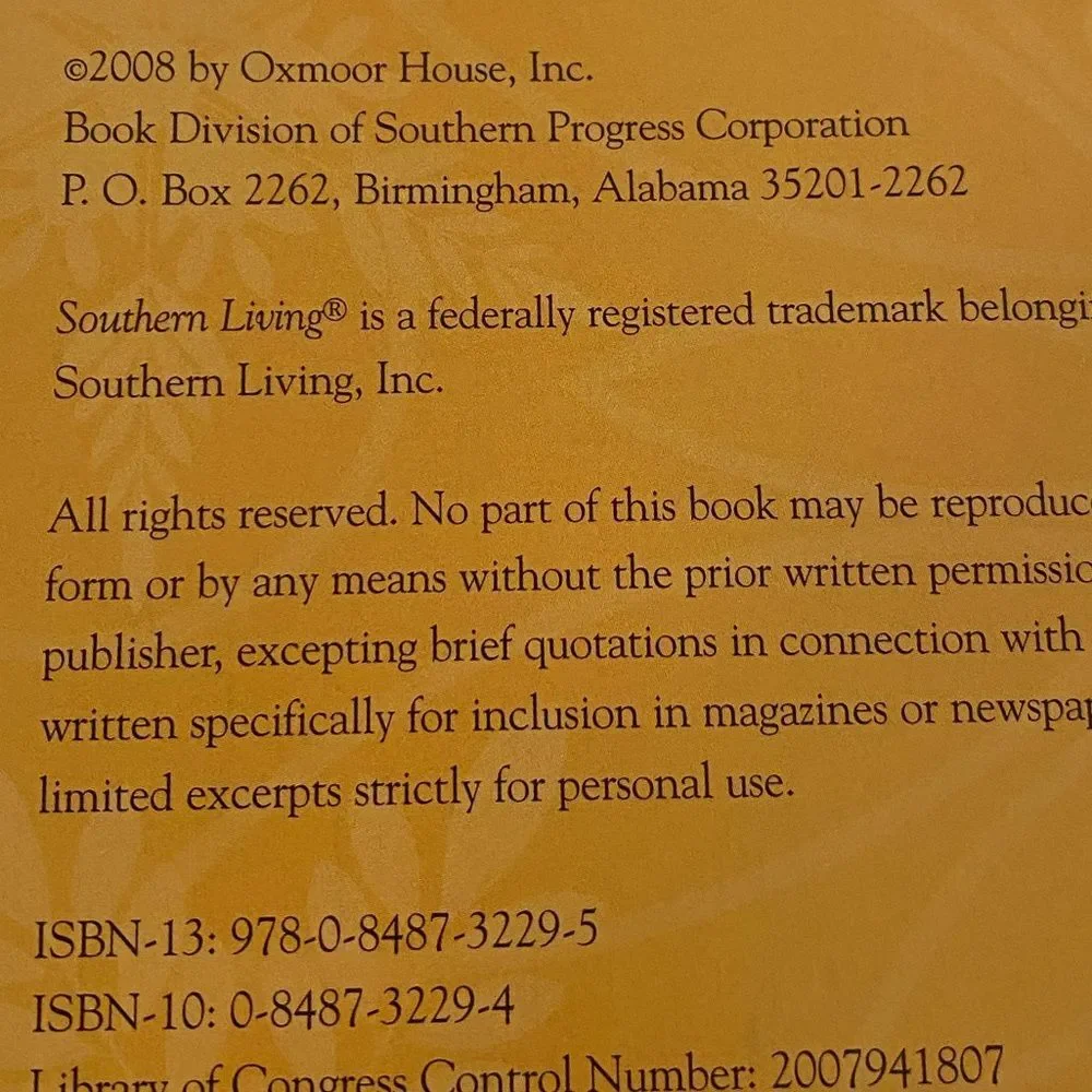 Southern Living Christmas Cookbook 2008 – Holiday Recipes & Entertaining
